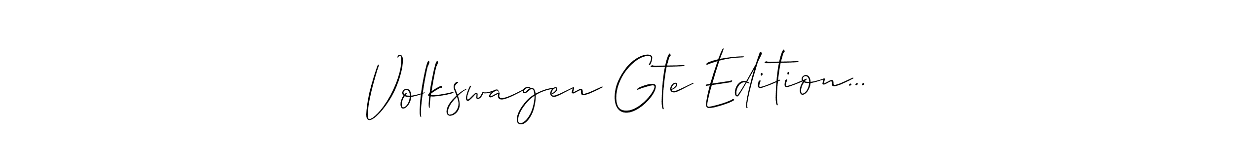 Best and Professional Signature Style for Volkswagen Gte Edition.... Allison_Script Best Signature Style Collection. Volkswagen Gte Edition... signature style 2 images and pictures png
