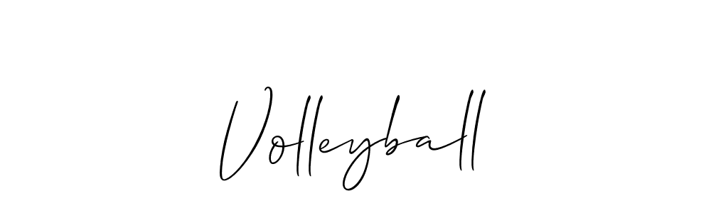 Create a beautiful signature design for name Volleyball. With this signature (Allison_Script) fonts, you can make a handwritten signature for free. Volleyball signature style 2 images and pictures png
