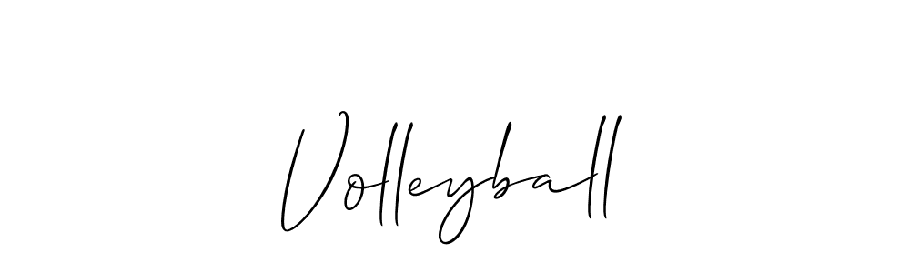 Also we have Volleyball name is the best signature style. Create professional handwritten signature collection using Allison_Script autograph style. Volleyball signature style 2 images and pictures png