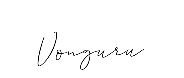 if you are searching for the best signature style for your name Vonguru. so please give up your signature search. here we have designed multiple signature styles  using Allison_Script. Vonguru signature style 2 images and pictures png