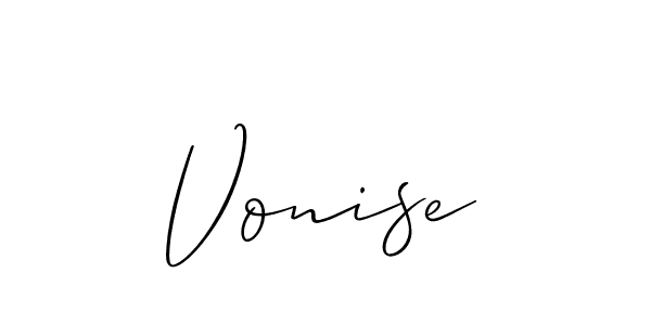 How to Draw Vonise signature style? Allison_Script is a latest design signature styles for name Vonise. Vonise signature style 2 images and pictures png