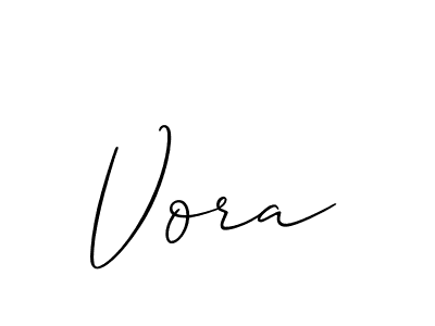 Also we have Vora name is the best signature style. Create professional handwritten signature collection using Allison_Script autograph style. Vora signature style 2 images and pictures png