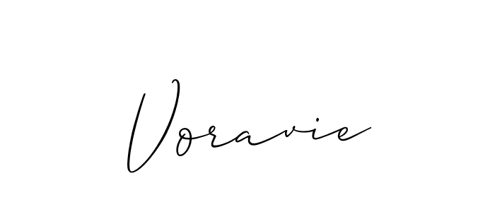 Make a beautiful signature design for name Voravie. Use this online signature maker to create a handwritten signature for free. Voravie signature style 2 images and pictures png