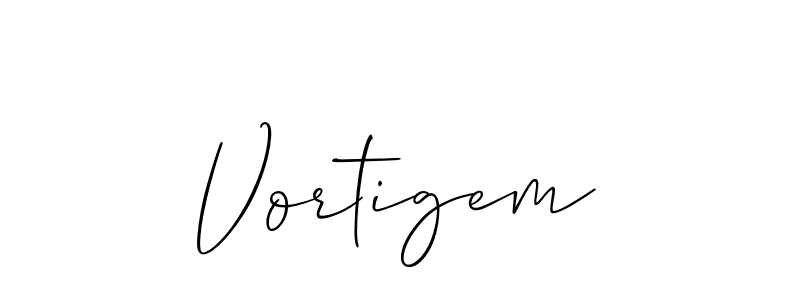 Make a beautiful signature design for name Vortigem. With this signature (Allison_Script) style, you can create a handwritten signature for free. Vortigem signature style 2 images and pictures png