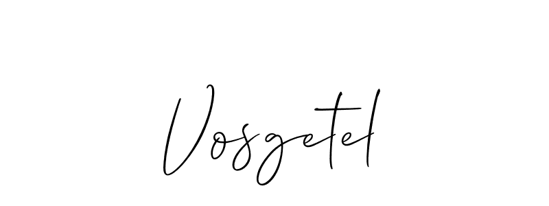 Also You can easily find your signature by using the search form. We will create Vosgetel name handwritten signature images for you free of cost using Allison_Script sign style. Vosgetel signature style 2 images and pictures png