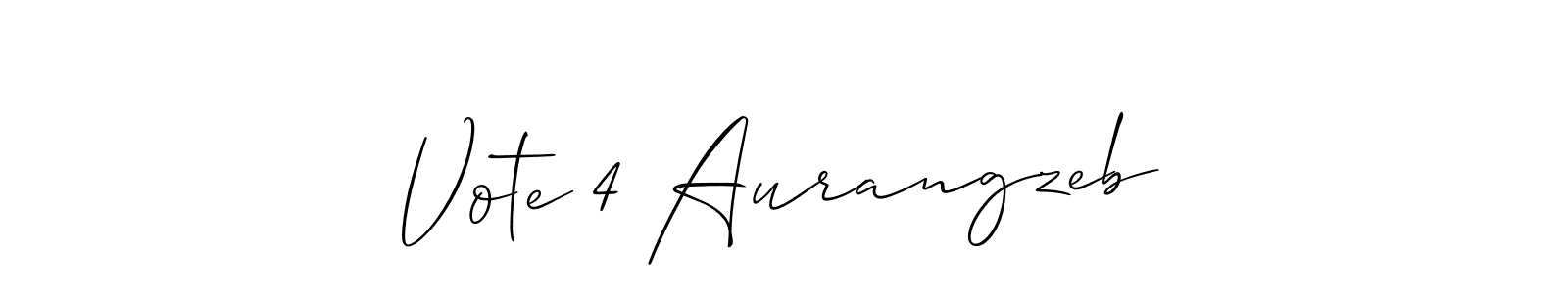 The best way (Allison_Script) to make a short signature is to pick only two or three words in your name. The name Vote 4 Aurangzeb include a total of six letters. For converting this name. Vote 4 Aurangzeb signature style 2 images and pictures png