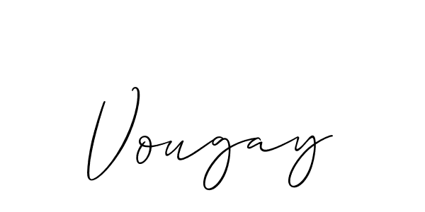 Also we have Vougay name is the best signature style. Create professional handwritten signature collection using Allison_Script autograph style. Vougay signature style 2 images and pictures png