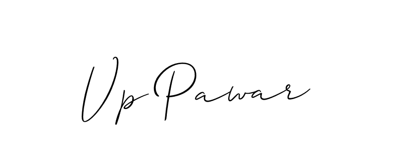 Also we have Vp Pawar name is the best signature style. Create professional handwritten signature collection using Allison_Script autograph style. Vp Pawar signature style 2 images and pictures png