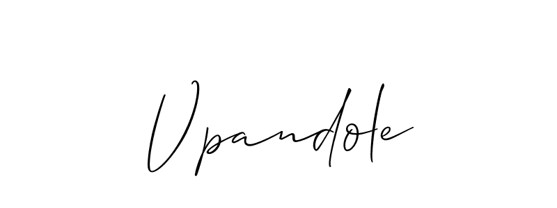 Best and Professional Signature Style for Vpandole. Allison_Script Best Signature Style Collection. Vpandole signature style 2 images and pictures png