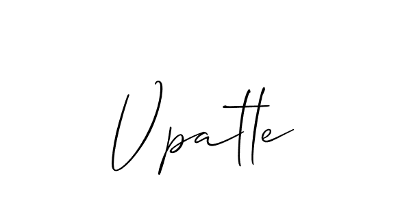 Best and Professional Signature Style for Vpatle. Allison_Script Best Signature Style Collection. Vpatle signature style 2 images and pictures png