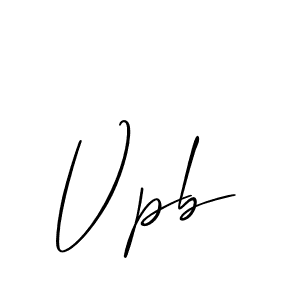 You should practise on your own different ways (Allison_Script) to write your name (Vpb) in signature. don't let someone else do it for you. Vpb signature style 2 images and pictures png