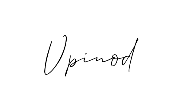 Make a beautiful signature design for name Vpinod. Use this online signature maker to create a handwritten signature for free. Vpinod signature style 2 images and pictures png