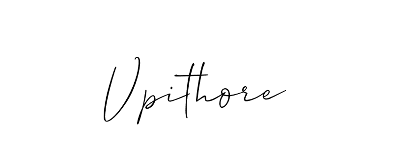 How to Draw Vpithore signature style? Allison_Script is a latest design signature styles for name Vpithore. Vpithore signature style 2 images and pictures png