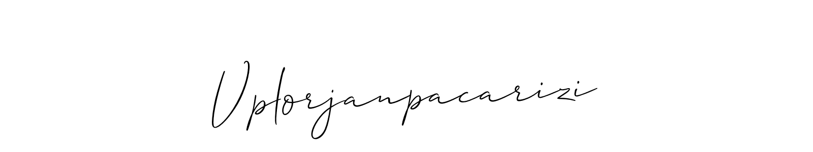 Vplorjanpacarizi stylish signature style. Best Handwritten Sign (Allison_Script) for my name. Handwritten Signature Collection Ideas for my name Vplorjanpacarizi. Vplorjanpacarizi signature style 2 images and pictures png