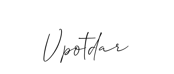 Here are the top 10 professional signature styles for the name Vpotdar. These are the best autograph styles you can use for your name. Vpotdar signature style 2 images and pictures png