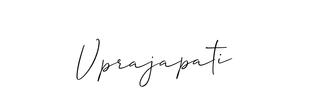 Make a short Vprajapati signature style. Manage your documents anywhere anytime using Allison_Script. Create and add eSignatures, submit forms, share and send files easily. Vprajapati signature style 2 images and pictures png