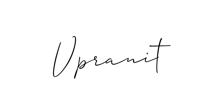 How to Draw Vpranit signature style? Allison_Script is a latest design signature styles for name Vpranit. Vpranit signature style 2 images and pictures png