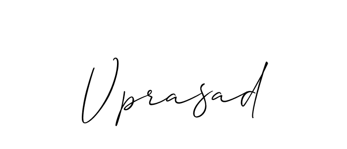 Also You can easily find your signature by using the search form. We will create Vprasad name handwritten signature images for you free of cost using Allison_Script sign style. Vprasad signature style 2 images and pictures png