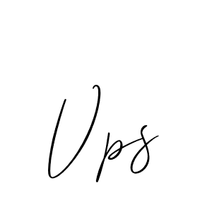 How to make Vps signature? Allison_Script is a professional autograph style. Create handwritten signature for Vps name. Vps signature style 2 images and pictures png