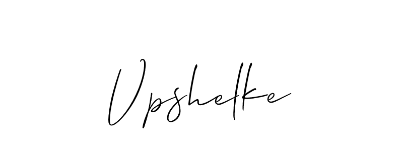 Use a signature maker to create a handwritten signature online. With this signature software, you can design (Allison_Script) your own signature for name Vpshelke. Vpshelke signature style 2 images and pictures png