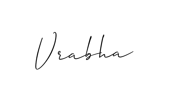 Make a short Vrabha signature style. Manage your documents anywhere anytime using Allison_Script. Create and add eSignatures, submit forms, share and send files easily. Vrabha signature style 2 images and pictures png