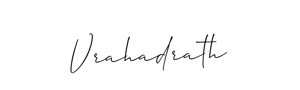 Best and Professional Signature Style for Vrahadrath. Allison_Script Best Signature Style Collection. Vrahadrath signature style 2 images and pictures png