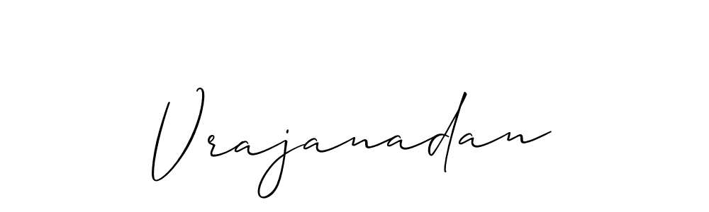 You can use this online signature creator to create a handwritten signature for the name Vrajanadan. This is the best online autograph maker. Vrajanadan signature style 2 images and pictures png