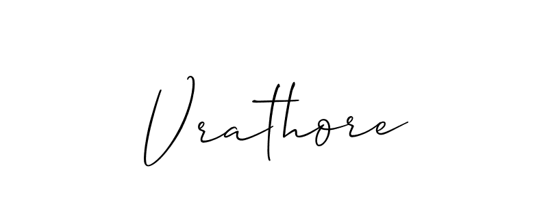 You should practise on your own different ways (Allison_Script) to write your name (Vrathore) in signature. don't let someone else do it for you. Vrathore signature style 2 images and pictures png