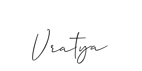 Also we have Vratya name is the best signature style. Create professional handwritten signature collection using Allison_Script autograph style. Vratya signature style 2 images and pictures png