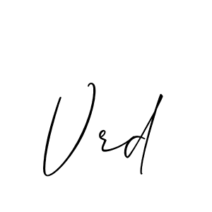 How to make Vrd name signature. Use Allison_Script style for creating short signs online. This is the latest handwritten sign. Vrd signature style 2 images and pictures png