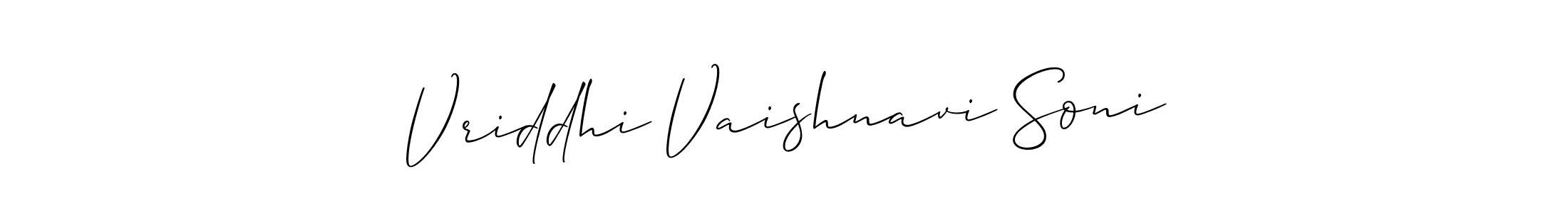 Best and Professional Signature Style for Vriddhi Vaishnavi Soni. Allison_Script Best Signature Style Collection. Vriddhi Vaishnavi Soni signature style 2 images and pictures png
