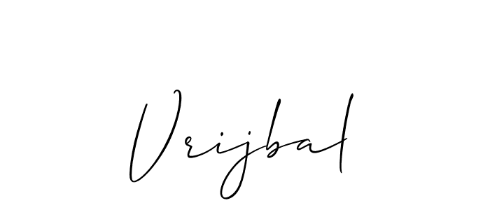 Best and Professional Signature Style for Vrijbal. Allison_Script Best Signature Style Collection. Vrijbal signature style 2 images and pictures png