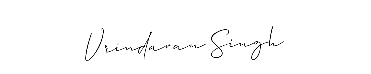 Best and Professional Signature Style for Vrindavan Singh. Allison_Script Best Signature Style Collection. Vrindavan Singh signature style 2 images and pictures png