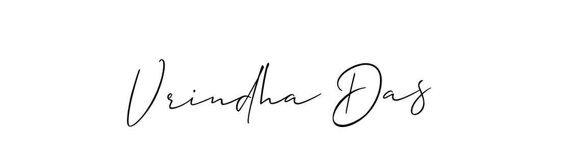 Best and Professional Signature Style for Vrindha Das. Allison_Script Best Signature Style Collection. Vrindha Das signature style 2 images and pictures png