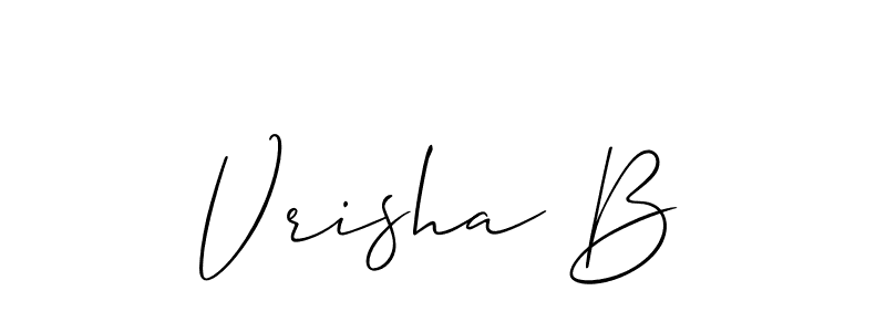 Here are the top 10 professional signature styles for the name Vrisha B. These are the best autograph styles you can use for your name. Vrisha B signature style 2 images and pictures png