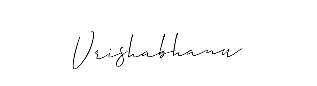 Vrishabhanu stylish signature style. Best Handwritten Sign (Allison_Script) for my name. Handwritten Signature Collection Ideas for my name Vrishabhanu. Vrishabhanu signature style 2 images and pictures png