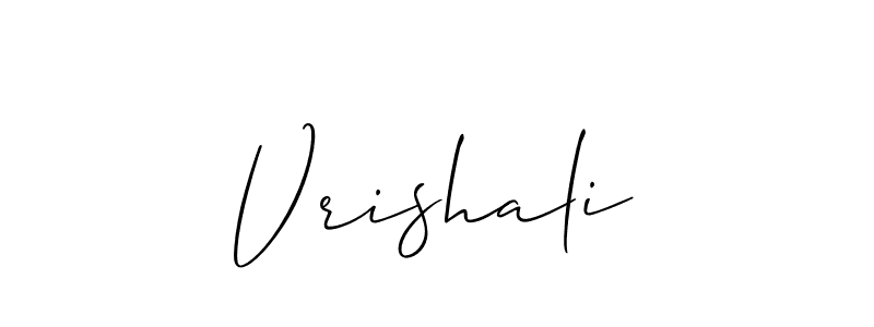 Best and Professional Signature Style for Vrishali. Allison_Script Best Signature Style Collection. Vrishali signature style 2 images and pictures png