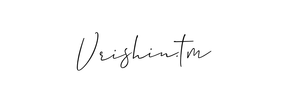 Make a short Vrishin.tm signature style. Manage your documents anywhere anytime using Allison_Script. Create and add eSignatures, submit forms, share and send files easily. Vrishin.tm signature style 2 images and pictures png