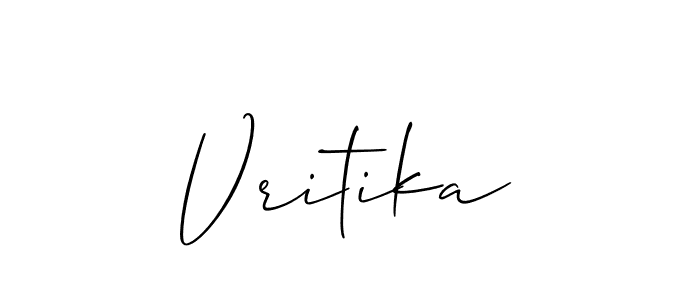 You can use this online signature creator to create a handwritten signature for the name Vritika. This is the best online autograph maker. Vritika signature style 2 images and pictures png