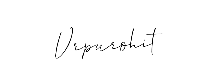 You should practise on your own different ways (Allison_Script) to write your name (Vrpurohit) in signature. don't let someone else do it for you. Vrpurohit signature style 2 images and pictures png