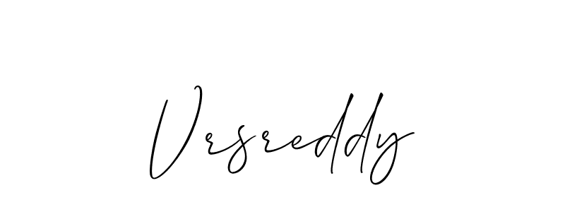 Make a beautiful signature design for name Vrsreddy. Use this online signature maker to create a handwritten signature for free. Vrsreddy signature style 2 images and pictures png