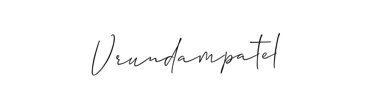 Make a beautiful signature design for name Vrundampatel. Use this online signature maker to create a handwritten signature for free. Vrundampatel signature style 2 images and pictures png