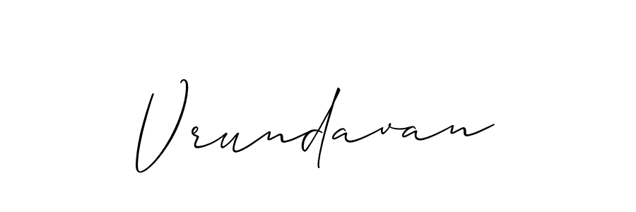 It looks lik you need a new signature style for name Vrundavan. Design unique handwritten (Allison_Script) signature with our free signature maker in just a few clicks. Vrundavan signature style 2 images and pictures png