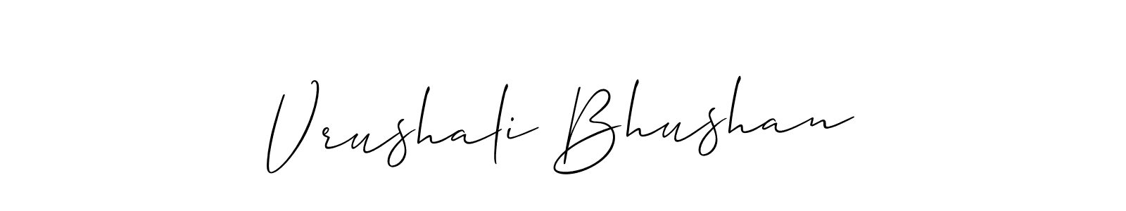 Similarly Allison_Script is the best handwritten signature design. Signature creator online .You can use it as an online autograph creator for name Vrushali Bhushan. Vrushali Bhushan signature style 2 images and pictures png