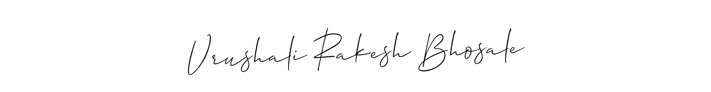 if you are searching for the best signature style for your name Vrushali Rakesh Bhosale. so please give up your signature search. here we have designed multiple signature styles  using Allison_Script. Vrushali Rakesh Bhosale signature style 2 images and pictures png