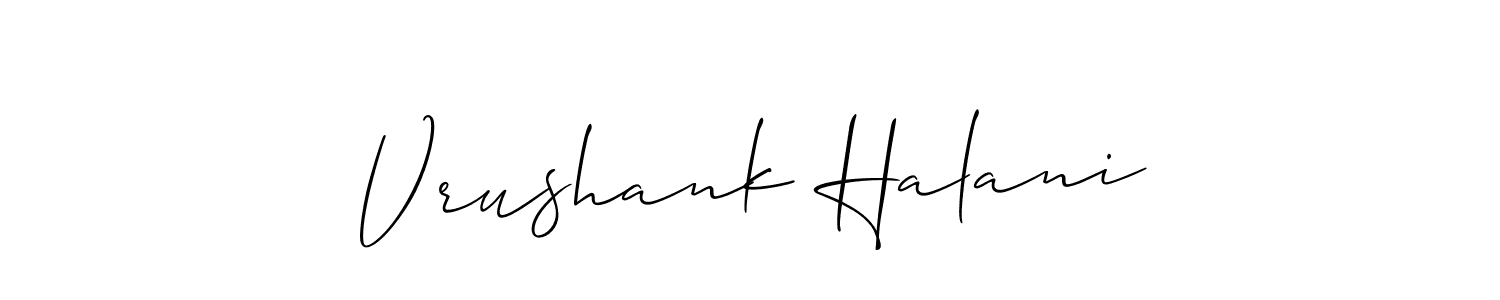 You can use this online signature creator to create a handwritten signature for the name Vrushank Halani. This is the best online autograph maker. Vrushank Halani signature style 2 images and pictures png