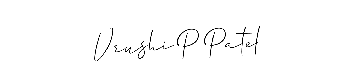 Check out images of Autograph of Vrushi P Patel name. Actor Vrushi P Patel Signature Style. Allison_Script is a professional sign style online. Vrushi P Patel signature style 2 images and pictures png