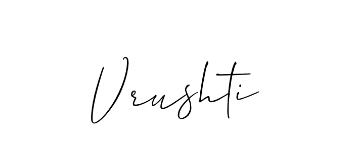 Similarly Allison_Script is the best handwritten signature design. Signature creator online .You can use it as an online autograph creator for name Vrushti. Vrushti signature style 2 images and pictures png