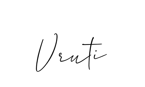 Make a beautiful signature design for name Vruti. Use this online signature maker to create a handwritten signature for free. Vruti signature style 2 images and pictures png