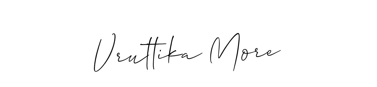 You can use this online signature creator to create a handwritten signature for the name Vruttika More. This is the best online autograph maker. Vruttika More signature style 2 images and pictures png